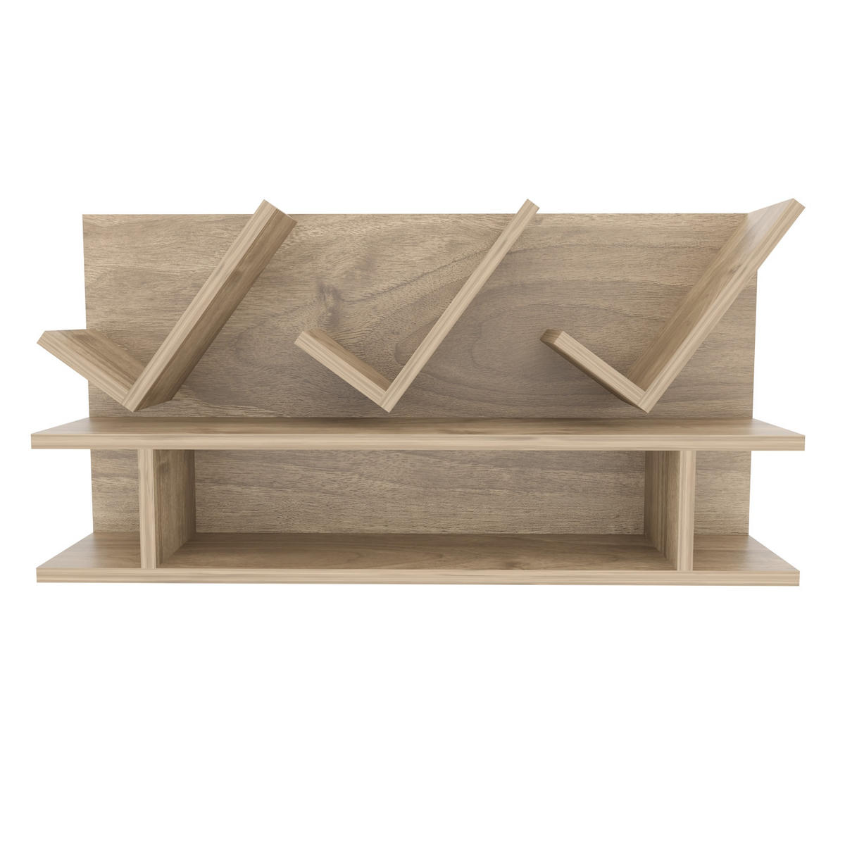 BÜCHERREGAL Larissa Walnuss - Eichefarben, Holzwerkstoff (22.5/45/90cm) - Decorotika
