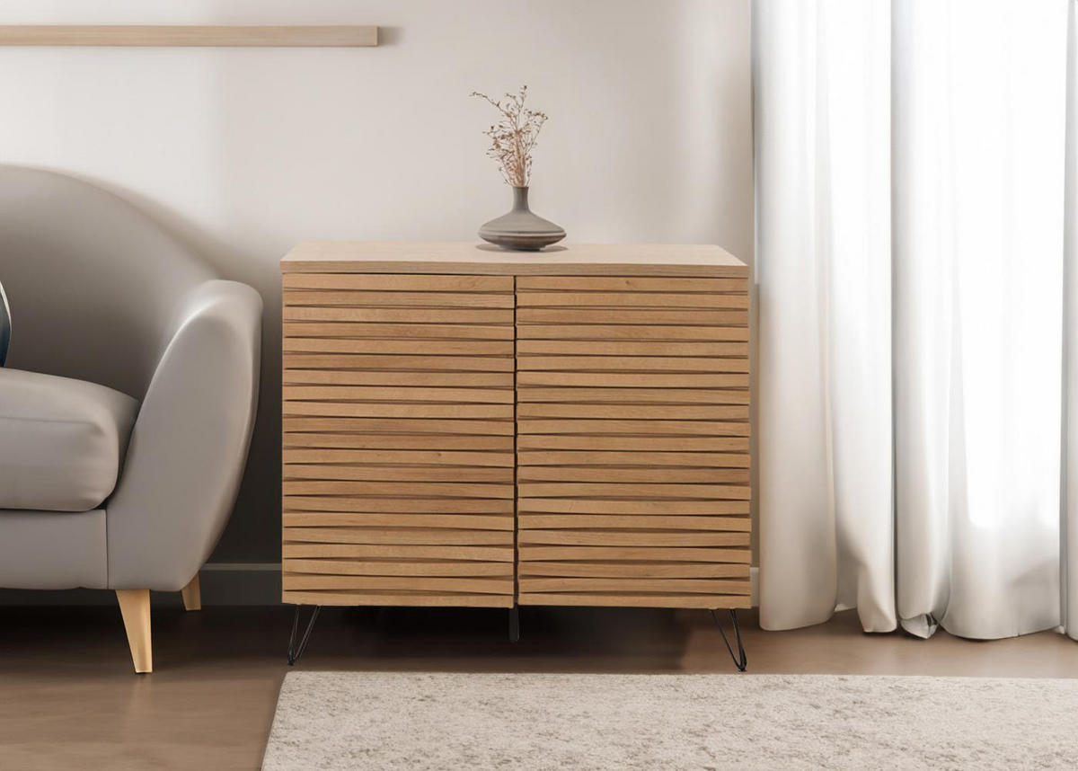 KOMMODE Beige - Beige, Holzwerkstoff (95/85/45cm) - MCW