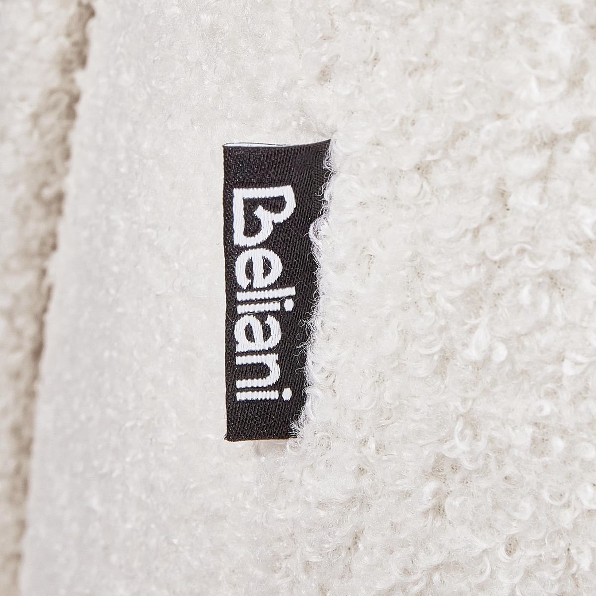 SESSEL Weiß Alvesta - Schwarz/Weiß, Textil (73/92/79cm) - Beliani