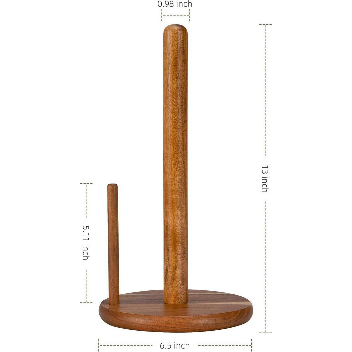 KÜCHENROLLENHALTER Akazienholz 33 cm - Multicolor, Holz (16.5/7.6/33cm)
