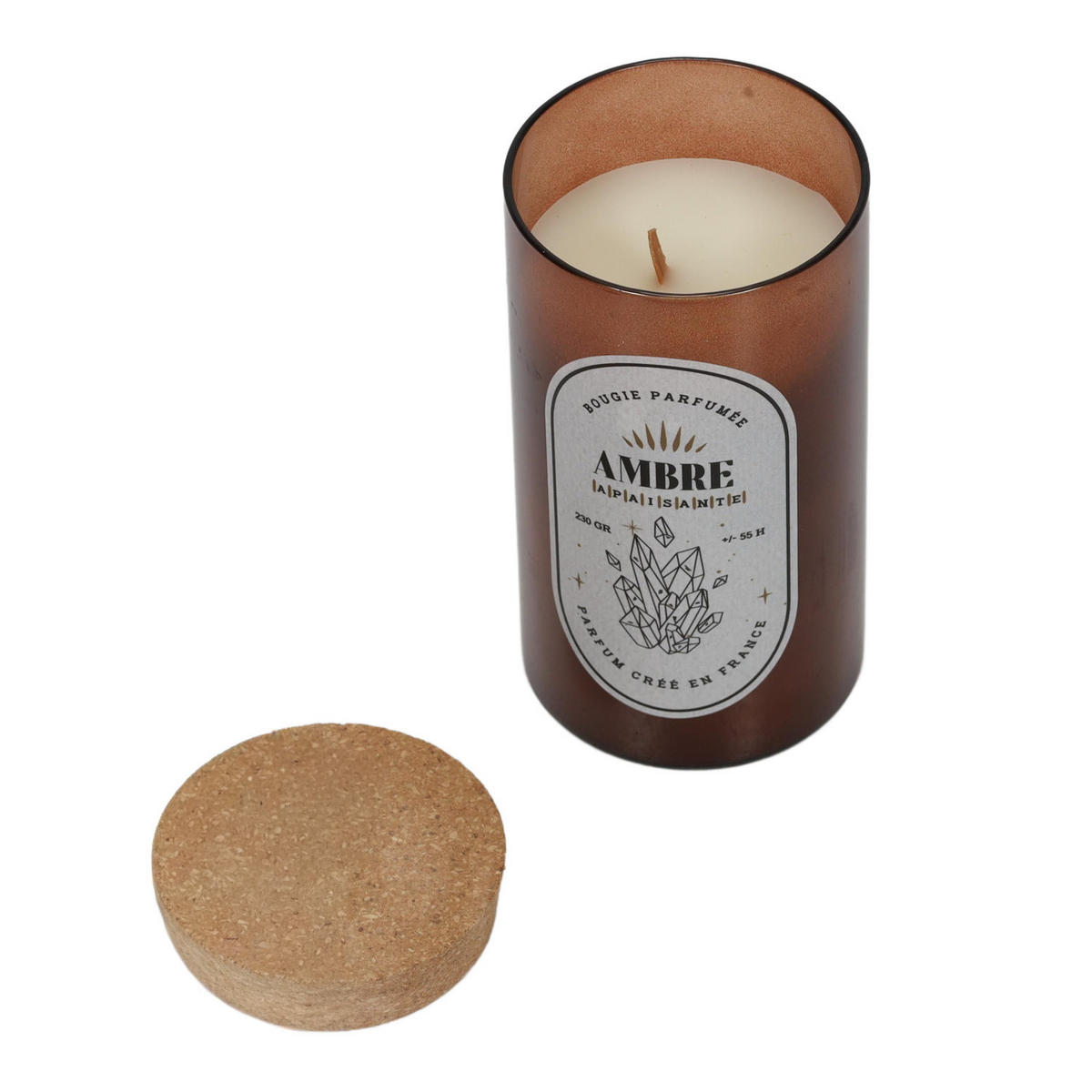 DUFTKERZE im Glas 6,5/6,5/12 cm - Orange, Paraffin (6.5/12cm) - Atmosphera Createur d´interieur