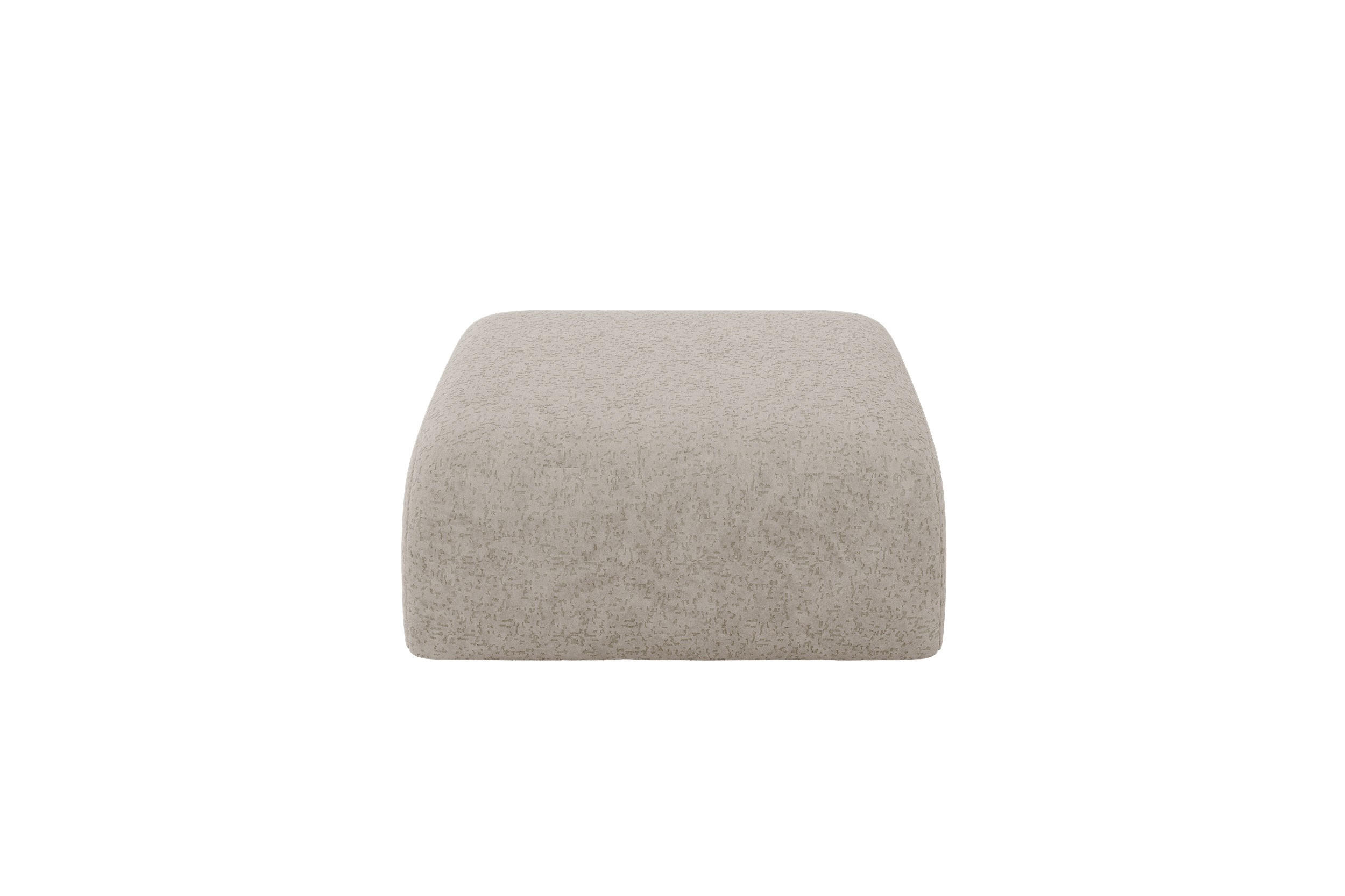 ALTDECOR MODULÁRNÍ TABURET MIRA-PUF 91x89x40 cm, béžový, velur