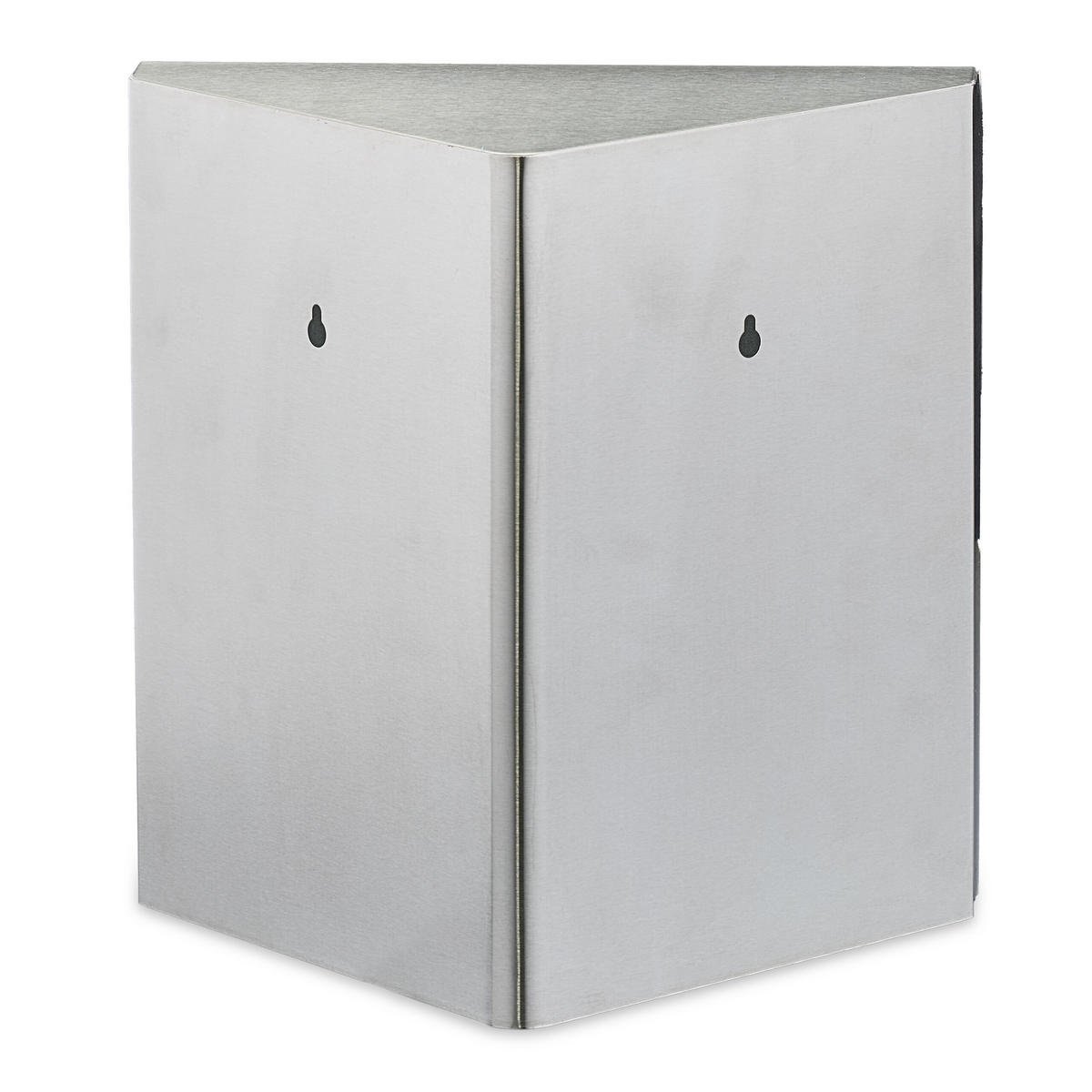 MEDIZINSCHRANK - Silberfarben, Glas/Metall (30/30/17.5cm) - Relaxdays