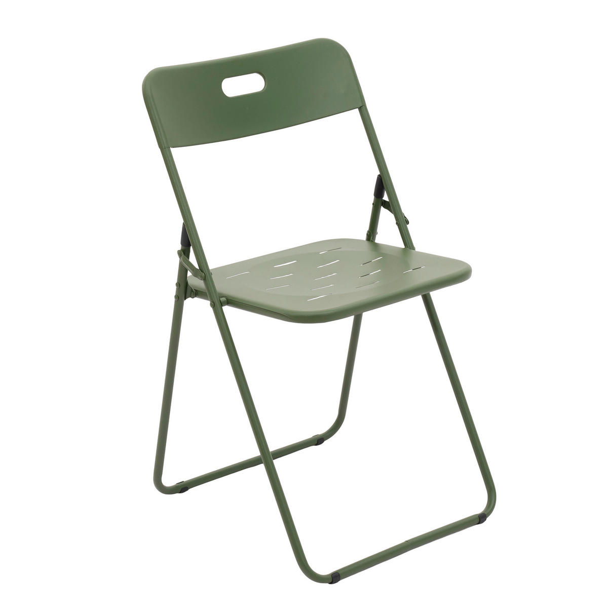 BISTRO-SET 60/60/73 cm grün aus Stahl klappbar für 2 Personen - Grün, Metall - OKWISH
