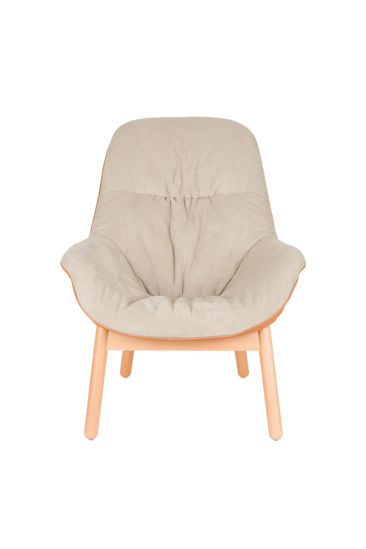 SESSEL Duke - Beige - 92/75/93 cm - Beige, Holz (75/93/92cm)