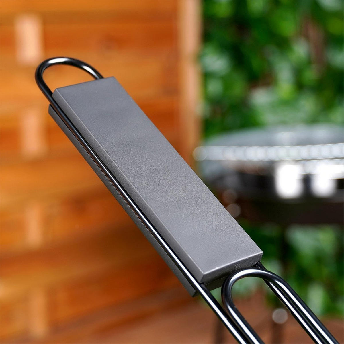 BURGER-GRILLROST antihaftbeschichtet 49 cm Schwarz - Schwarz, Metall (21.5/4/49.5cm) - Vaggan BBQ