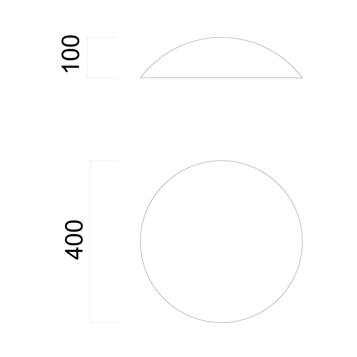LED-DECKENLEUCHTE Kris - Weiß, Glas (40/40/10cm) - Lumicom