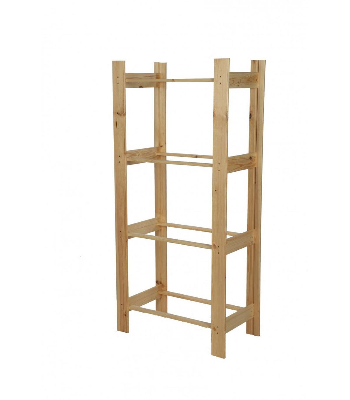 GETRÄNKEKISTENREGAL PINEPEAK 149x70x38,8cm für 4 Kisten Kiefernholz Natur - Naturfarben, Holz (70/149/39cm) - PROREGAL