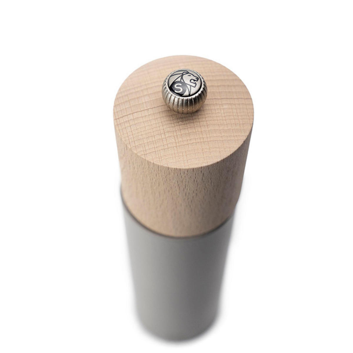 SALZMÜHLE Boreal 21cm Buchenholz Kieselgrau Zirkonia-Mahlwerk - Grau, Holz (54/215/54cm) - PEUGEOT