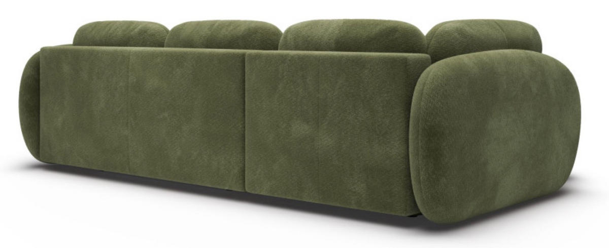 ECKSOFA Grün OLIVIO II Ausziehbar Links - Grün, Textil (289/190cm) - Sepro Meble