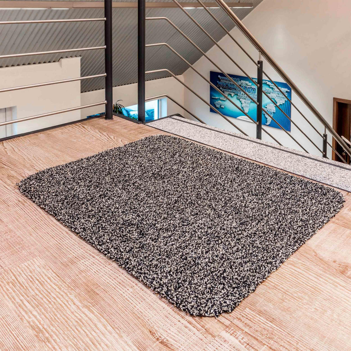 FUSSMATTE FÜR INNEN ENTRA 2ER SET - Anthrazit, Textil (40/60cm) - Astra