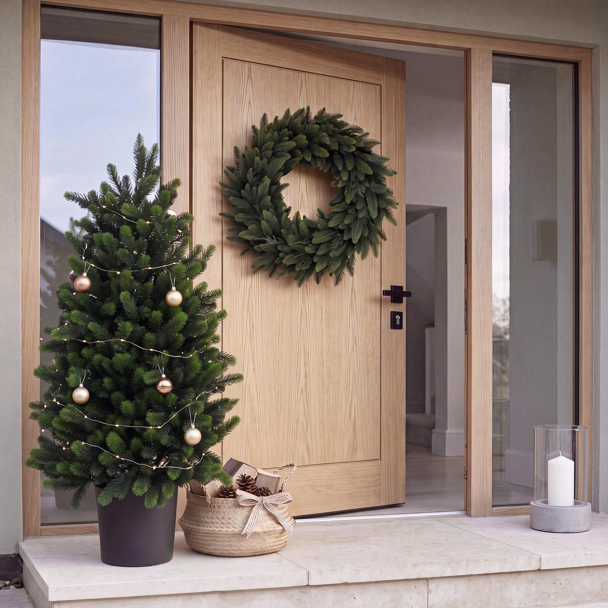 WEIHNACHTSBAUM Grün - Grün, Kunststoff (90cm) - MCW