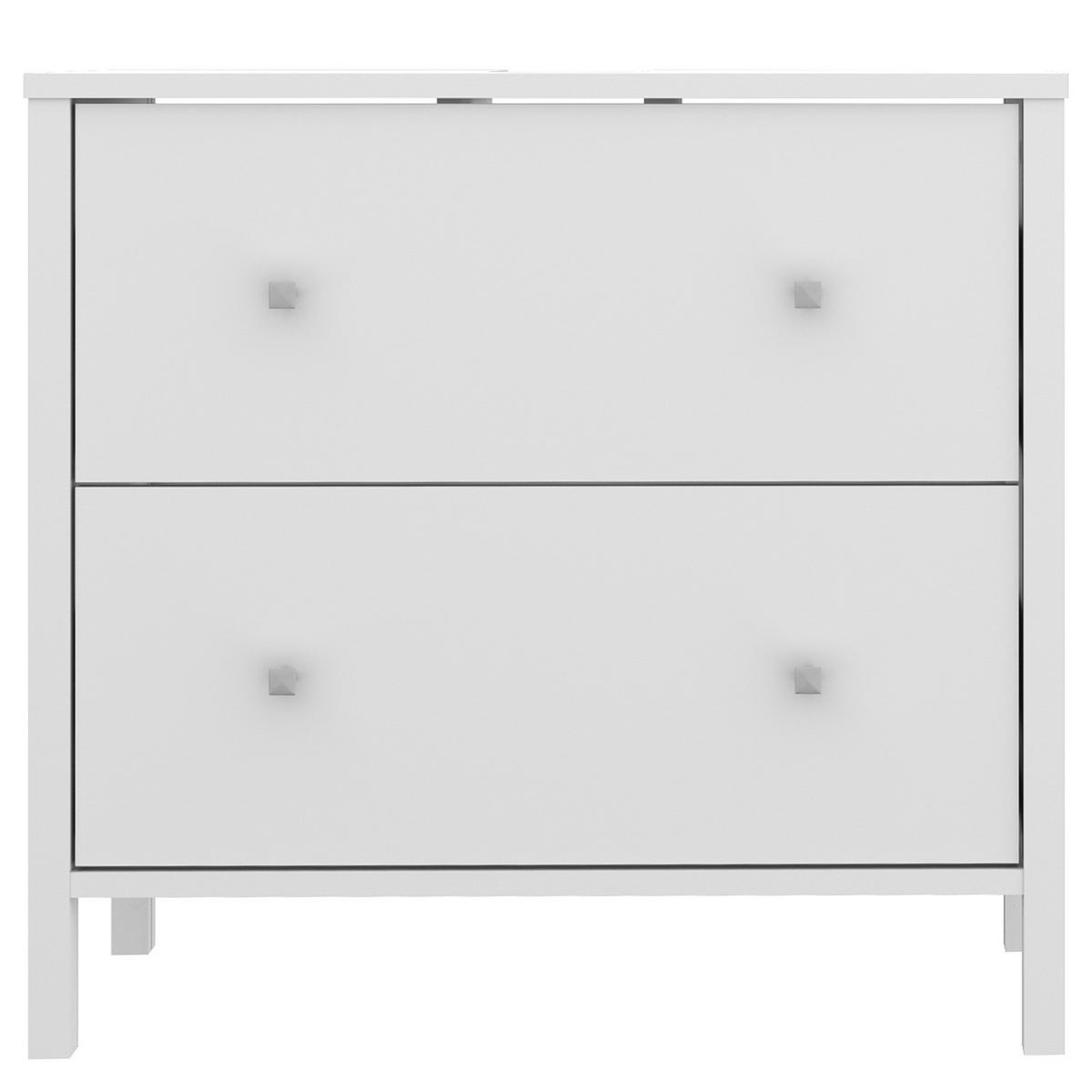 WASCHBECKENUNTERSCHRANK - Weiß - Weiß, Holzwerkstoff (64/60/35cm) - home24