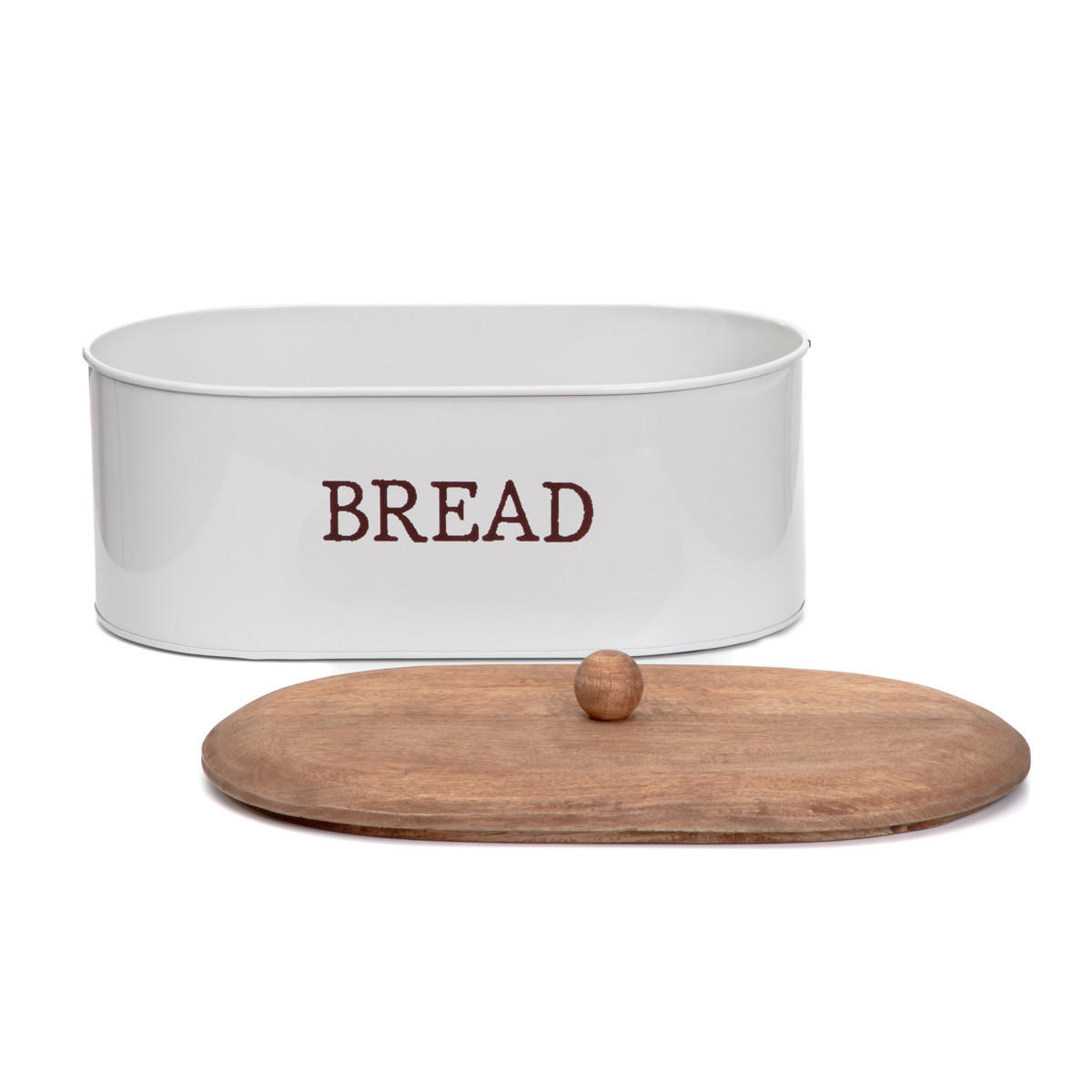 BROTKASTEN Conti grau 35/19/13 cm - Grau, Metall (19/13/35cm) - Homla
