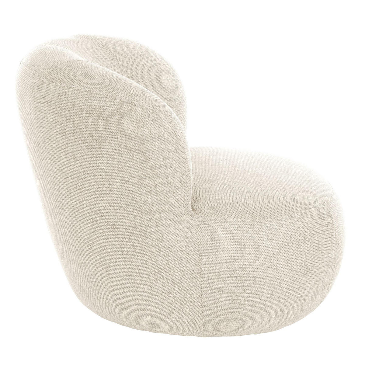 KINDERSESSEL Kayla Flachgewebe creme - Creme, Kunststoff (55/61/50cm) - 58aufmkessel