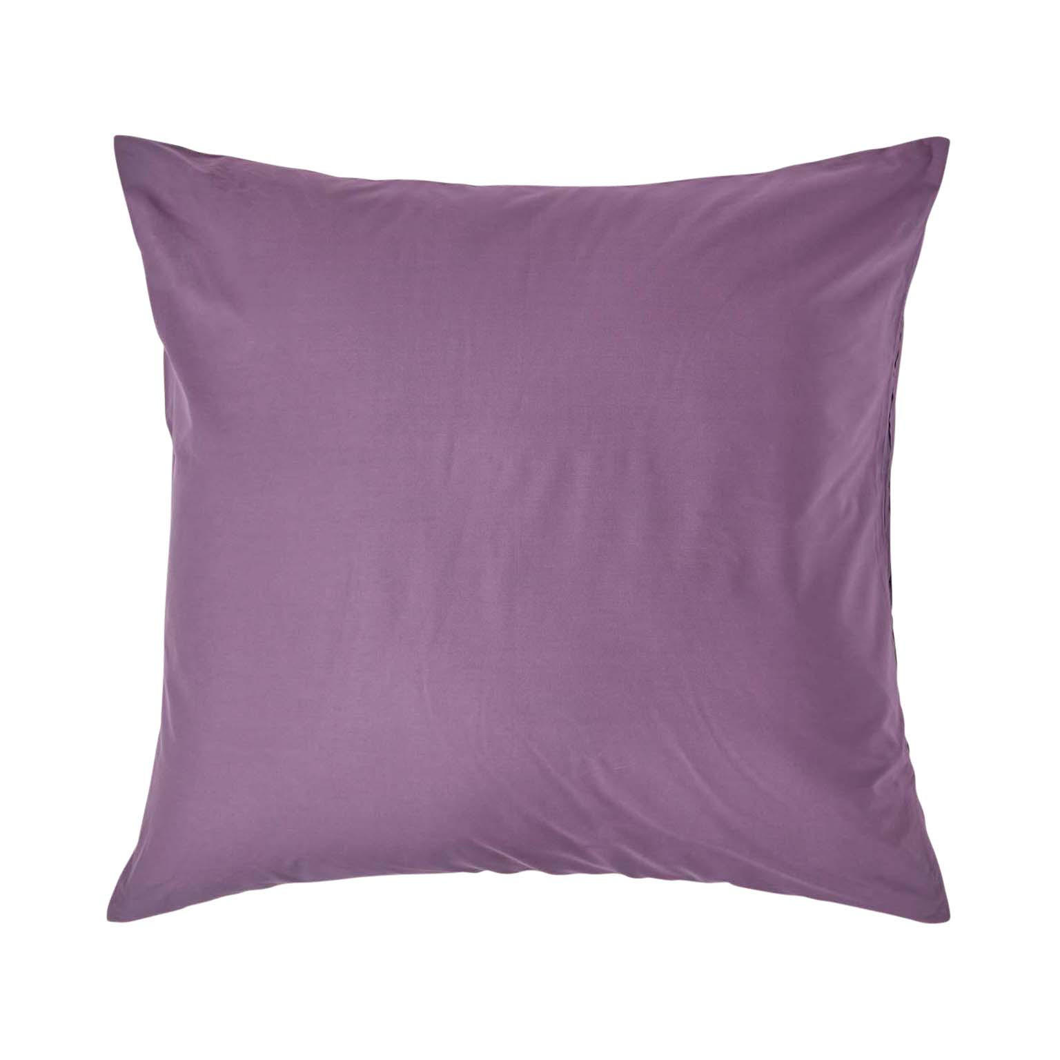 KISSENBEZUG Perkal, Ägyptische Baumwolle, Fadendichte 200 - Lila, Textil (60/60cm) - Homescapes