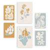 POSTER Set Mit 6 Blumenrahmen 1 In Blume Zusammenfassung Ästhetische Dekorative Gemälde Für Ihr Wohnzimmer, Schlafzimmer, Zuhause A3 & A4 Rahmenlos - Klar, Papier (29/3cm) - Nacnic