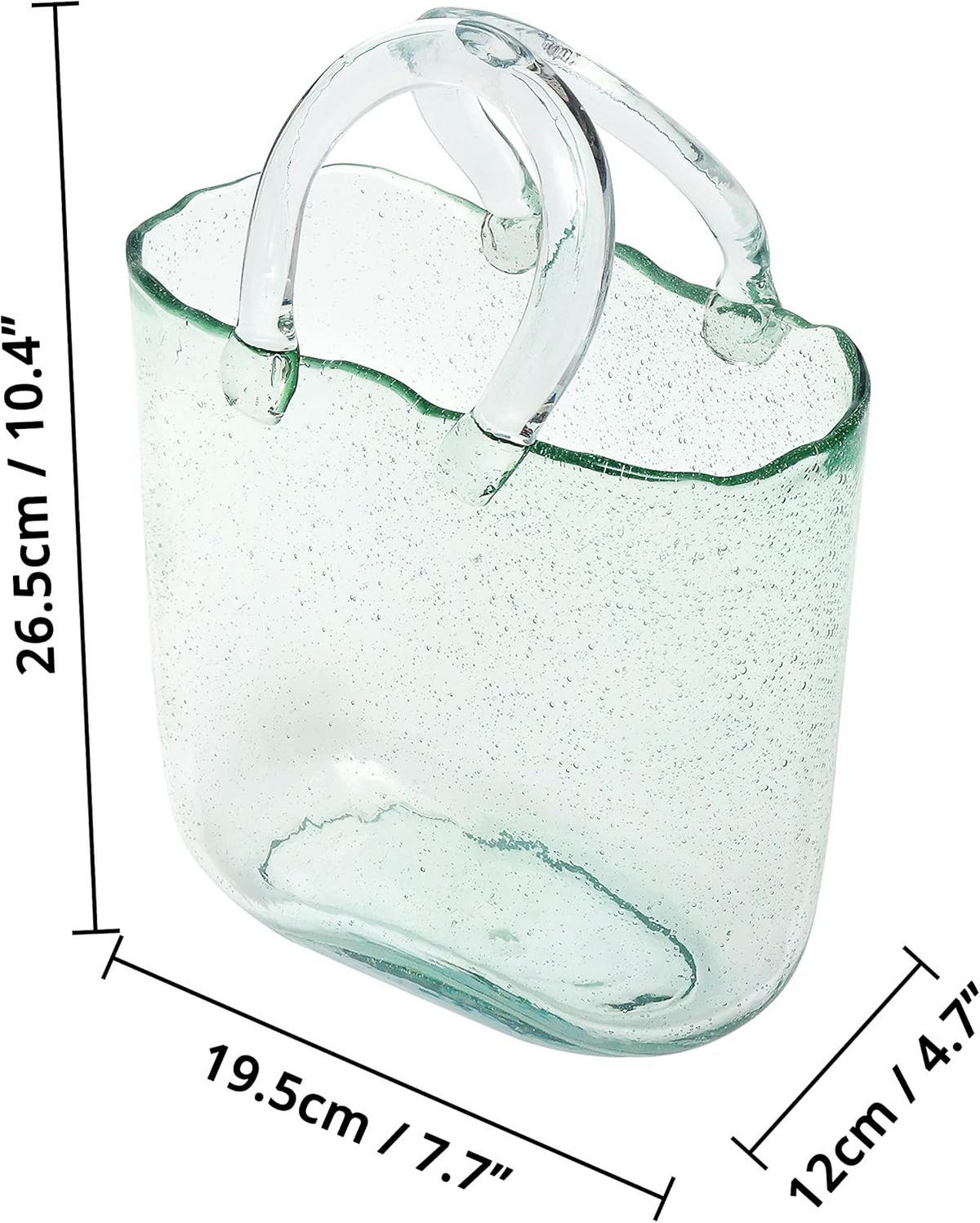 VASE Transparentes Glas - Transparent, Glas (11cm) - LIBRATON