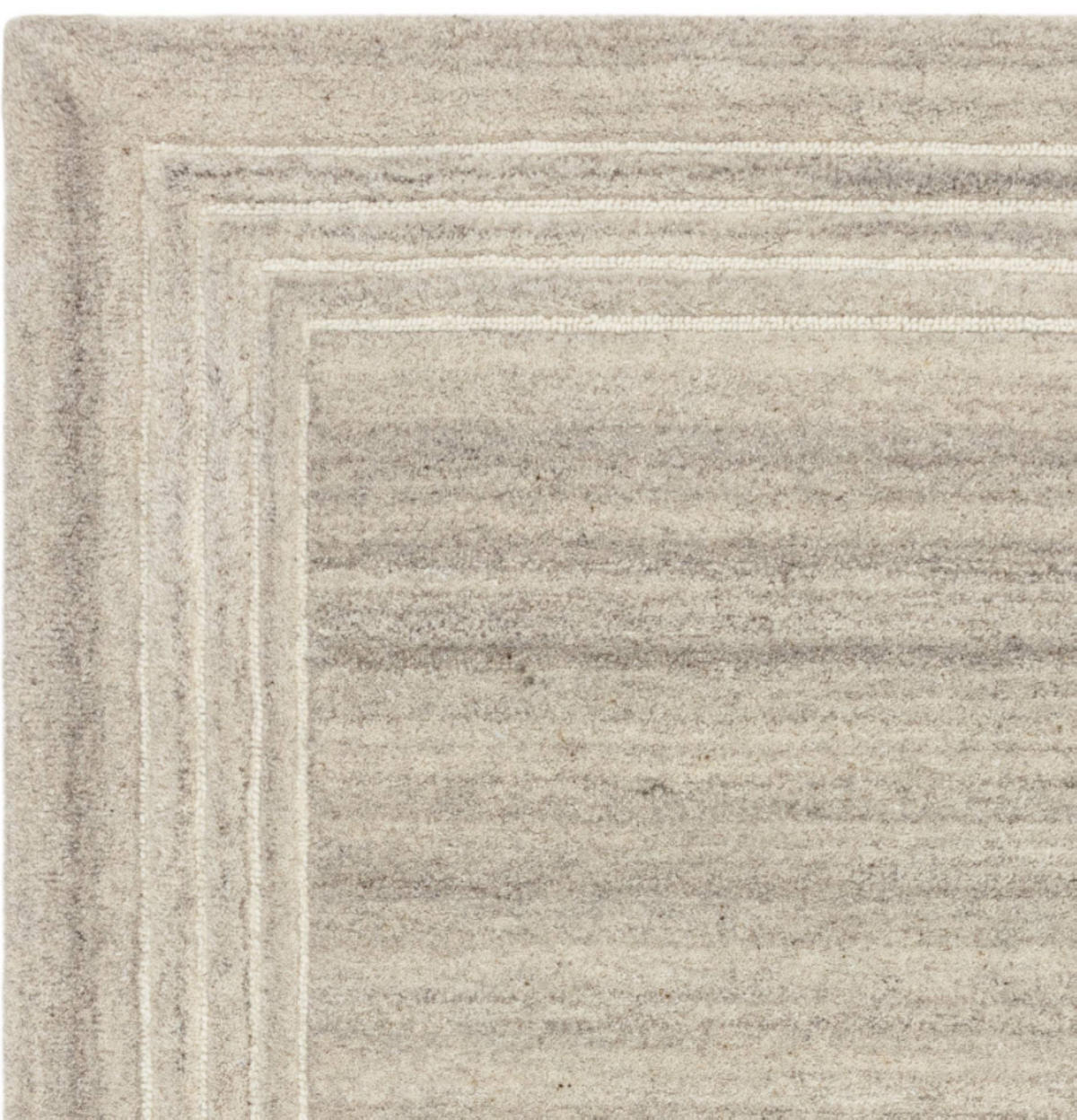 TEPPICH modern reine Wolle LORO Grau 160 x 230 cm - Grau, Naturmaterialien (160/230cm) - Novatrend