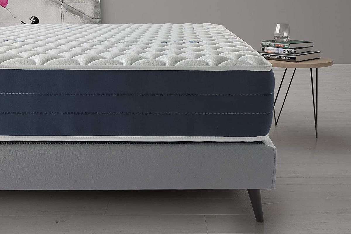 MATRATZE 90x200 Real Confort - Weiß, Textil (90/200cm) - Simpur