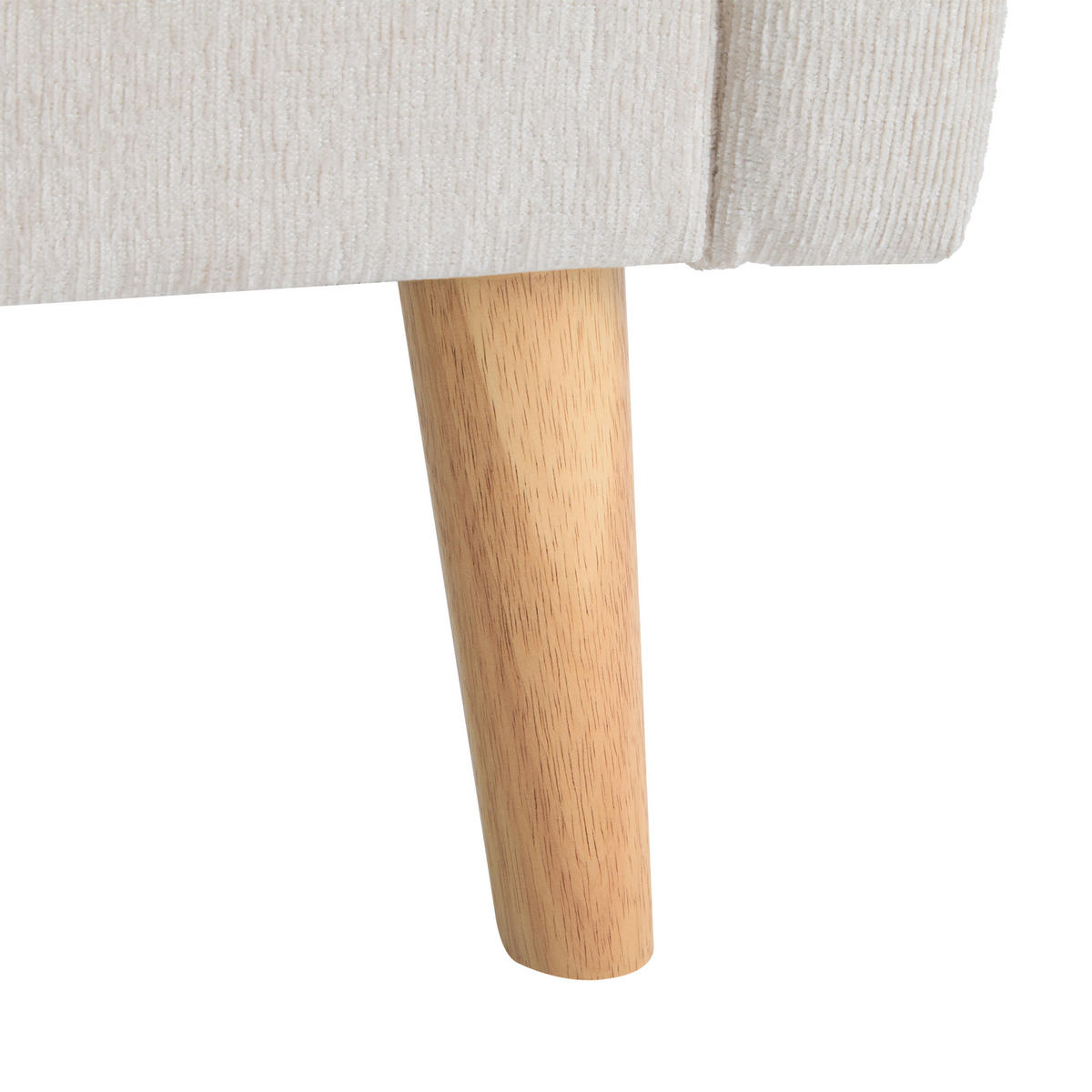 KOMPAKTES 2-Sitzer Sofa 162x74x77 Chenille, beige - Beige, Textil (74/77/162cm) - Luhomfu