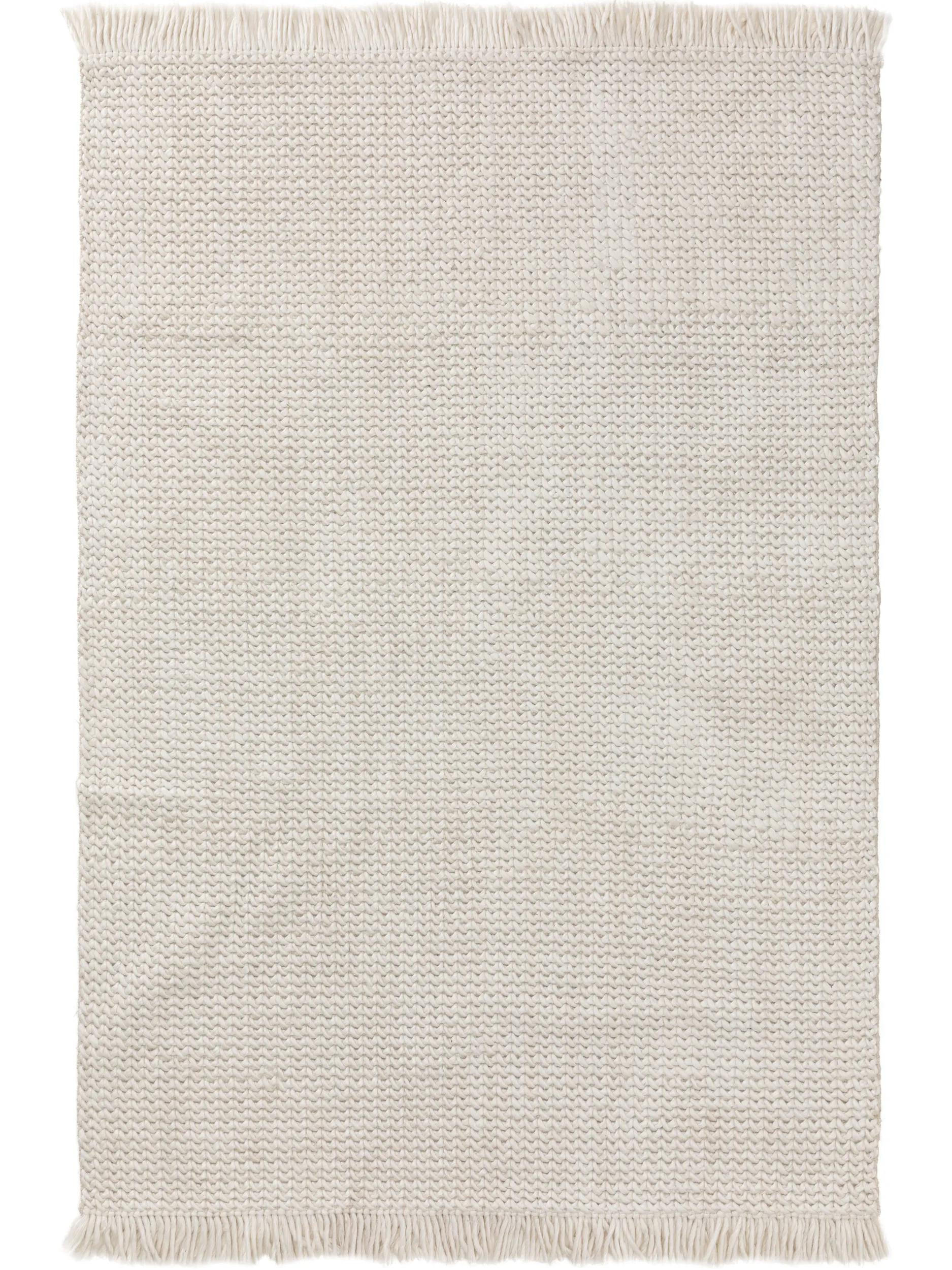 WOLLTEPPICH Velma Ivory 120x170 cm - Creme, Textil (120/170cm) - benuta Pure