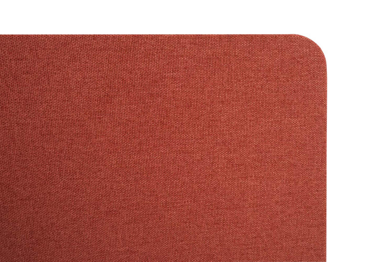 AKKUSTIK-TRENNWAND HxBxT 60x120x2cm doppelwandig Stoff Braun - Braun, Textil (2/120/60cm) - PROREGAL