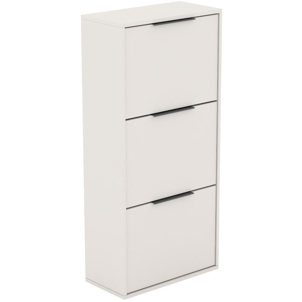 SCHUHSCHRANK Muno mit 3 Türen, Sandfarben - Sandfarben, Holzwerkstoff (60/130/30cm) - Beautysofa