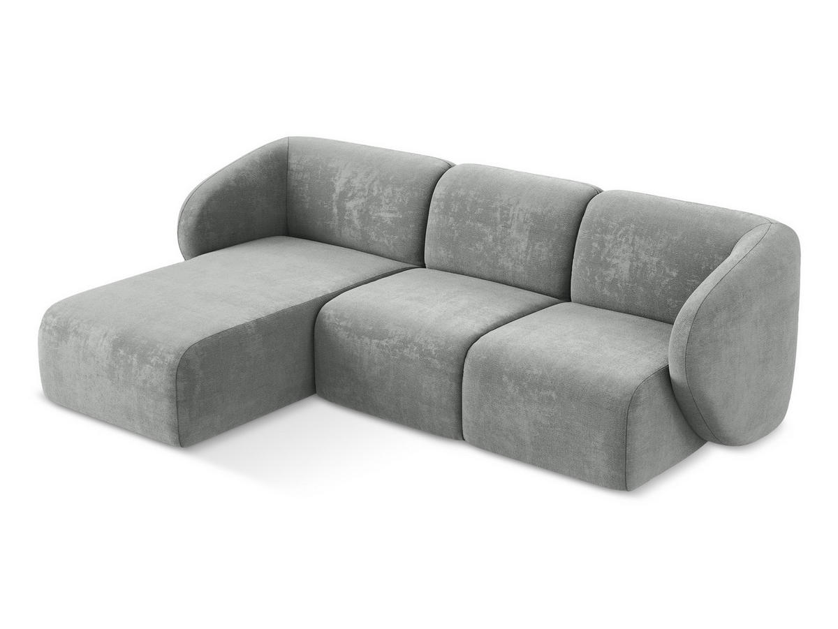 SOFAELEMENT Chenille Stoff Grün - Schwarz/Grün, Holzwerkstoff/Kunststoff (70/75/94cm) - Makamii