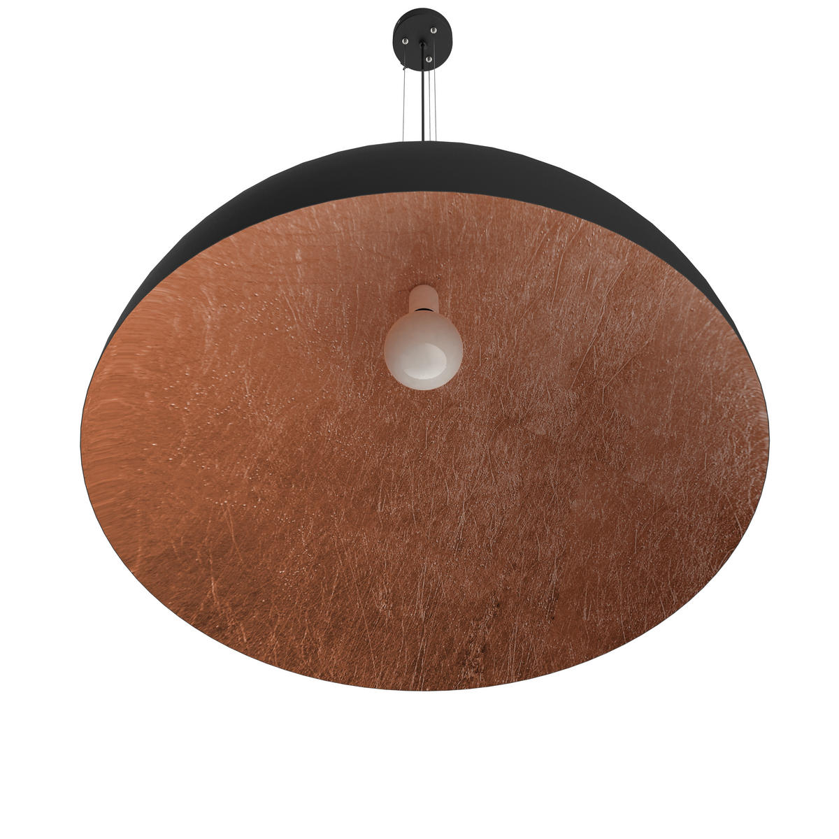 HÄNGELEUCHTE - Kupferfarben, Metall (80/80/40cm) - Lumicom