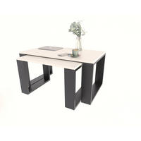 COUCHTISCH WESTA Weiß 2er-Set - Weiß, Holzwerkstoff (50/100/47.8cm) - Matkam Möbel