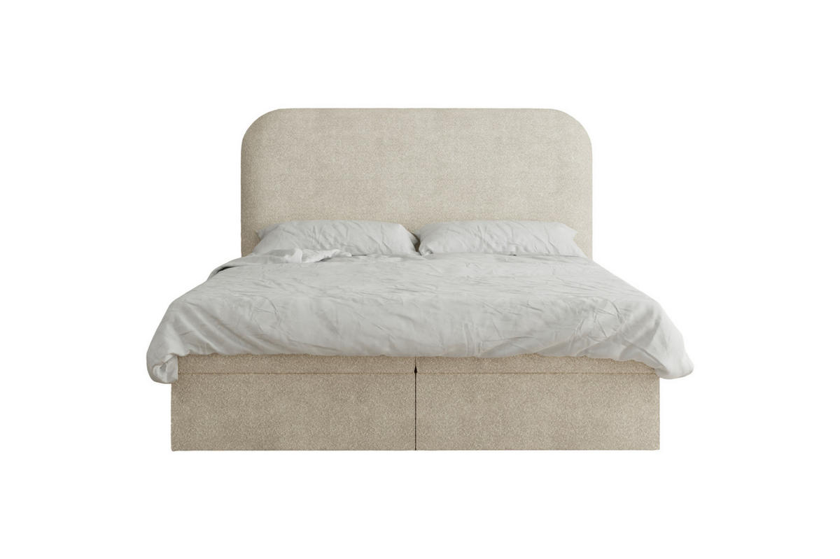 BOXBETT 140x200 - 07 Anthology 3 - Beige - Beige, Holzwerkstoff (140/200cm) - Möblo