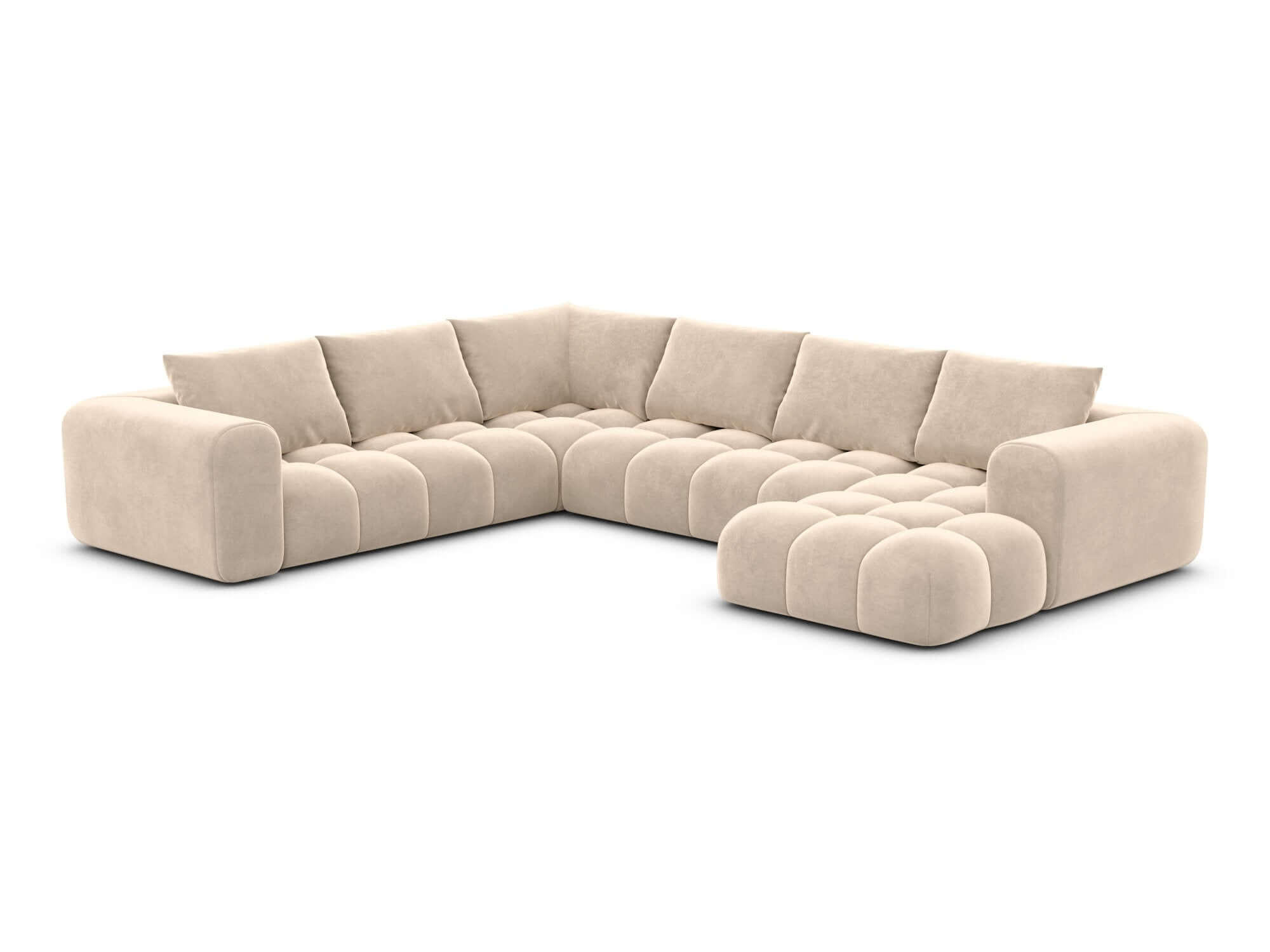 XXXLutz Wohnlandschaft Creme 338x88x267 cm