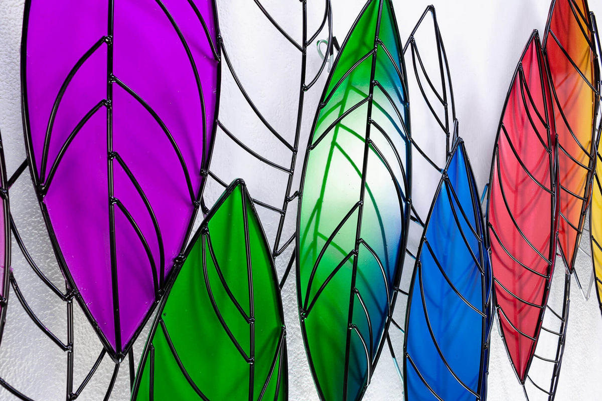 WANDDEKO Bunt 117/82 cm - Multicolor, Metall (5.5/82/8cm) - KUNSTLOFT