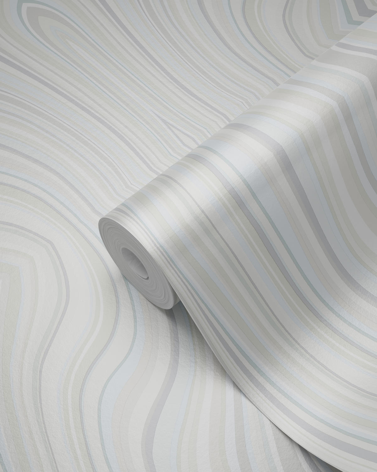TAPETE grafische Linien 53 cm x 10.05 m - Beige, Papier (53/1000cm) - Origin Wallcoverings