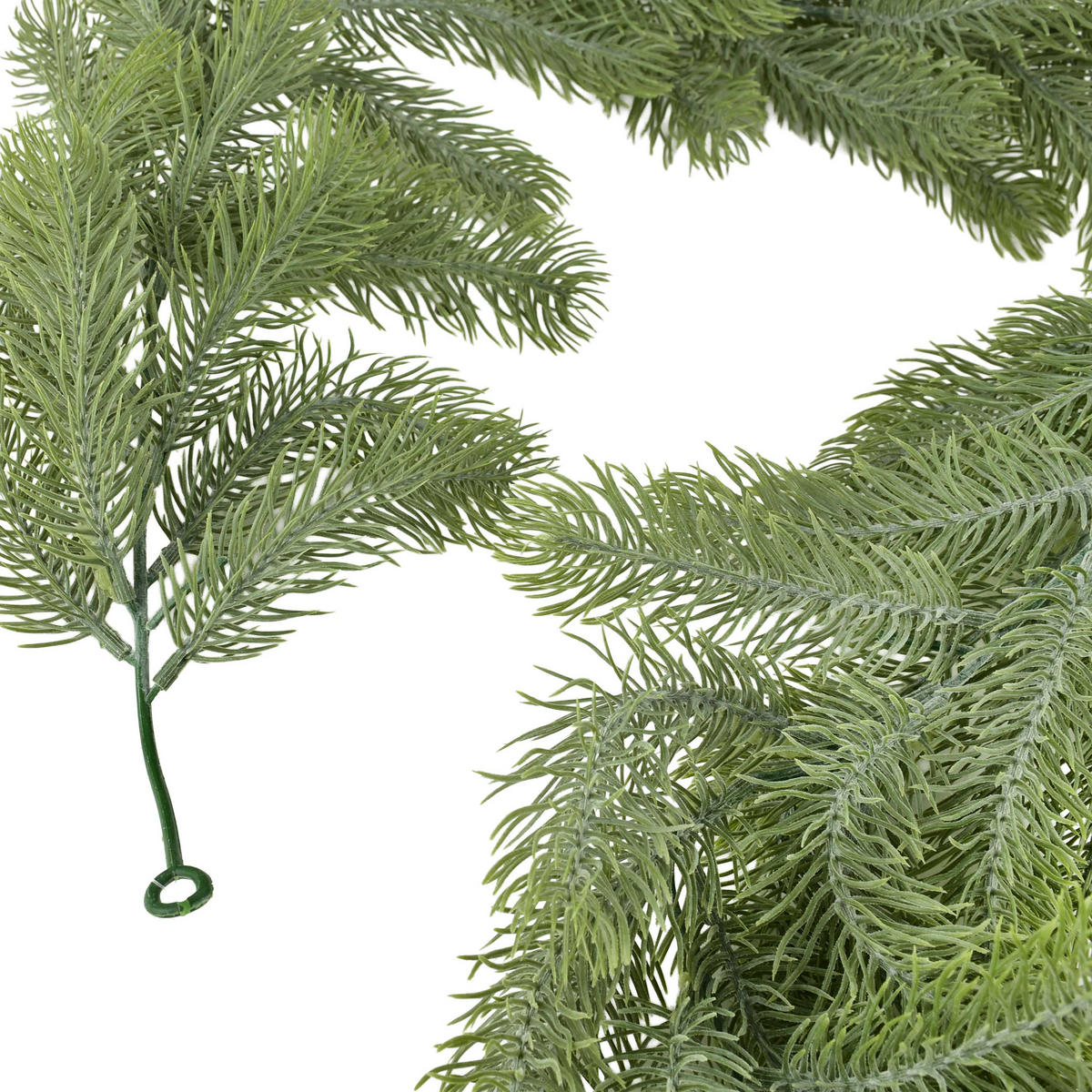 WEIHNACHTSGIRLANDE Viridis Grün Kunststoff - Grün, Kunststoff (165cm) - Mondex