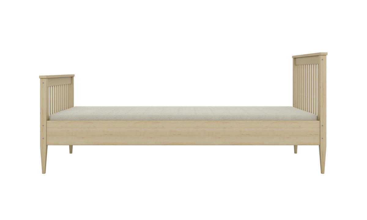 KINDERBETT Emili 80/90 -160/180/200 cm natur lackiert 90/200 - Sonoma Eiche, Holz (80/180cm) - RAUMHIRSCH FURNITURE