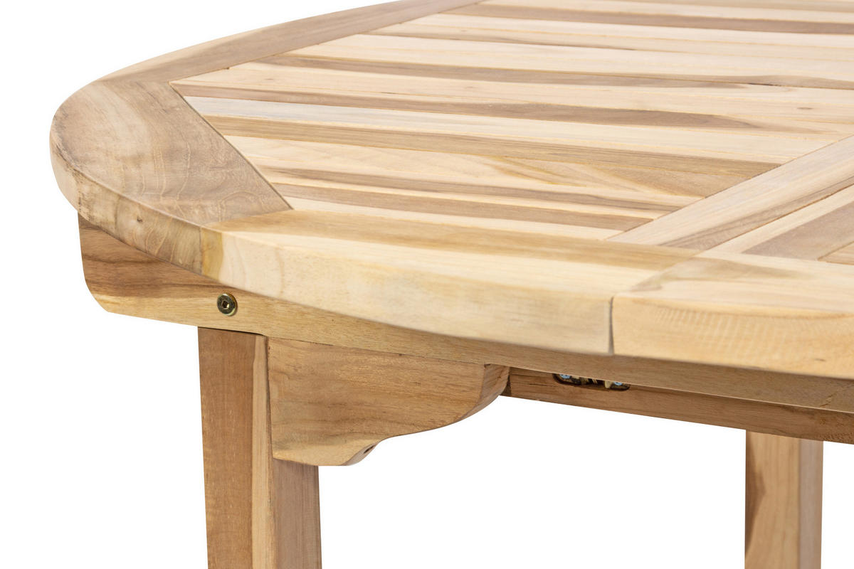 GARTENTISCH BORNEO - Beige, Holz (120/120/75cm) - SAM
