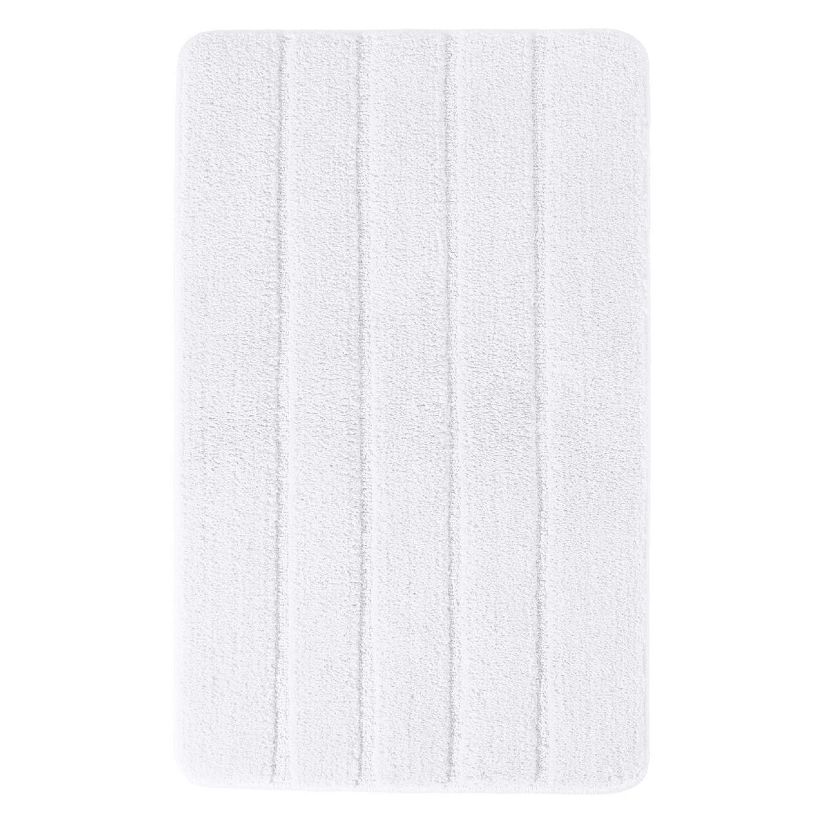 BADTEPPICH Milano - 60 x 100 cm - Weiß - Weiß, Textil (60/100cm) - SCHIESSER