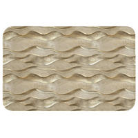 KOPALNIŠKA PREPROGA Valovi 80x50 cm - barve medenine, umetna masa/tekstil (80/50cm) - OnlyWow