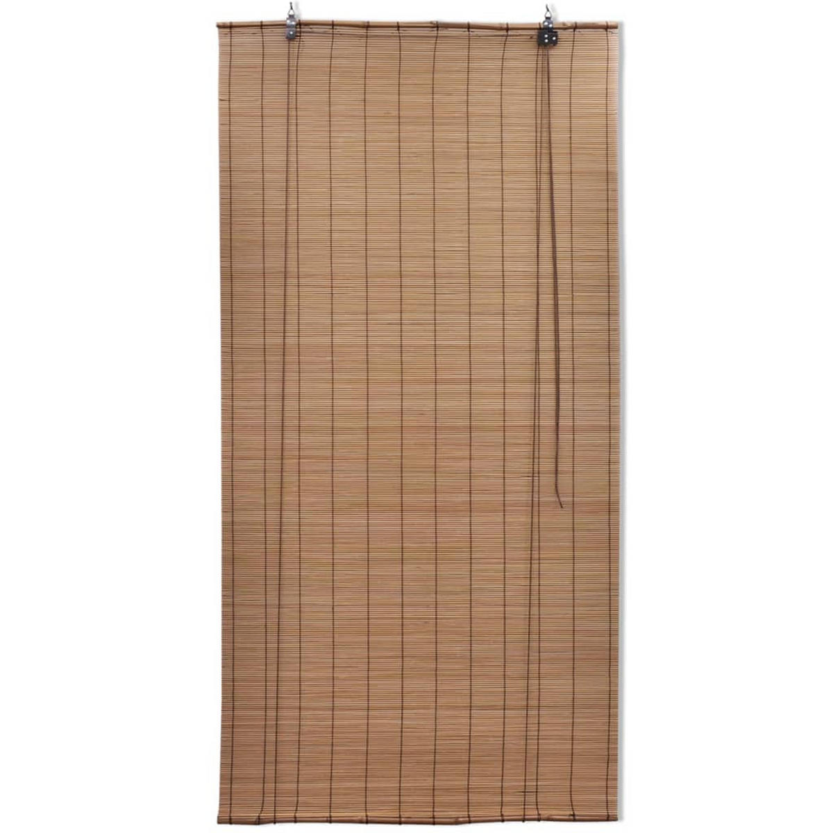 BAMBUSROLLO 80/220 cm Braun - Braun, Naturmaterialien/Holz (80/220/220cm) - vidaXL