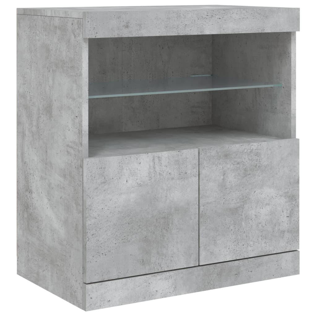 vidaXL Sideboard Hellgrau 60x67x37 cm