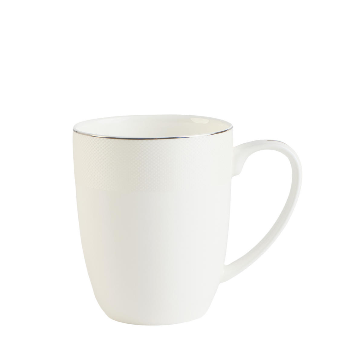 BECHER Bast - Weiß, Keramik (0.45L) - home&you