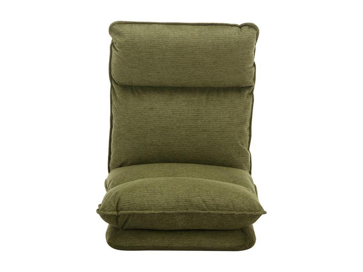 SESSEL mit einstellbarer Schlaffunktion - melierter Stoff - Grün - MURTERA - Grün, Textil (132/71/57cm) - Vente-Unique