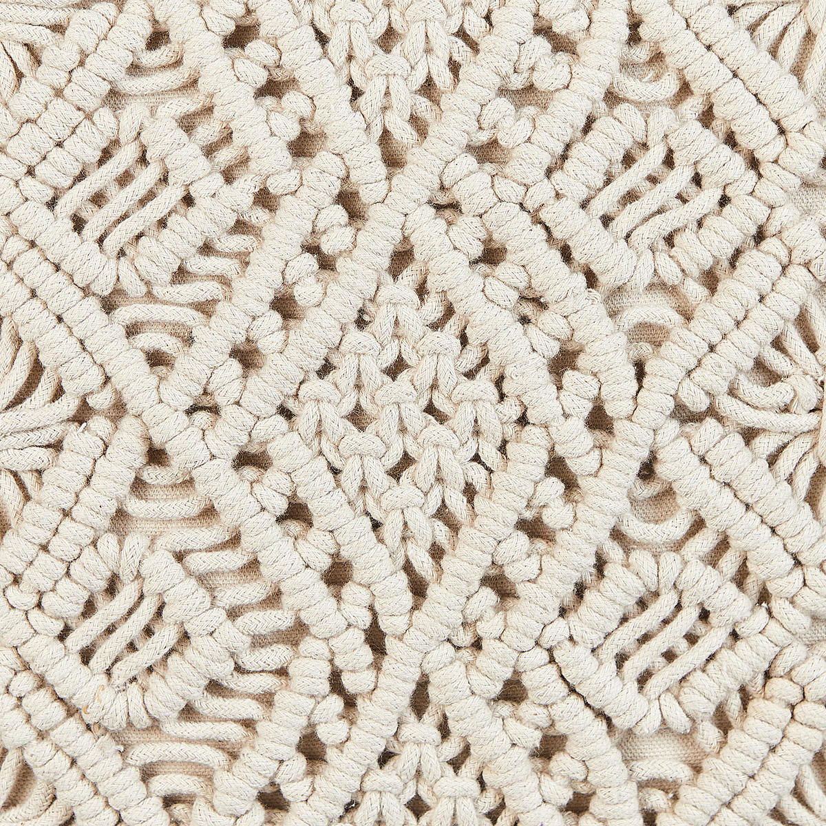 DEKOKISSEN 2er-Set Hellbeige 45/45 cm Pattan - Beige, Textil (45/45cm) - Beliani