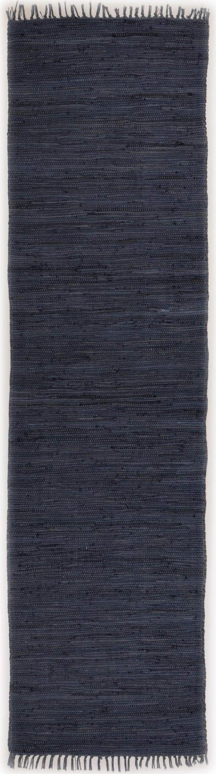 FLECKERLTEPPICH Chindi 70x250 cm - Anthrazit, Textil (70/250cm) - Rug and Roll