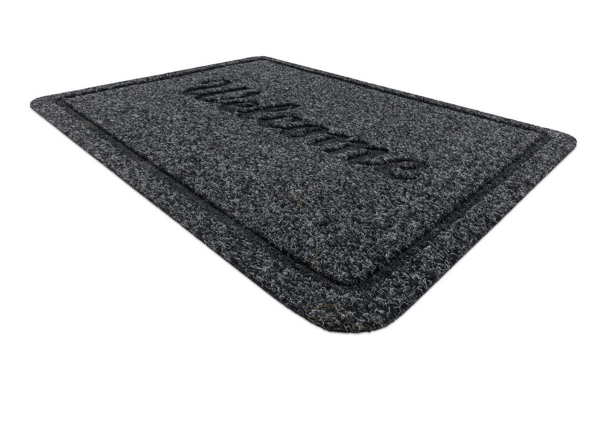 TÜRMATTE WELCOME 2098 40/60 cm - Grau, Textil (40/60cm) - rugsX