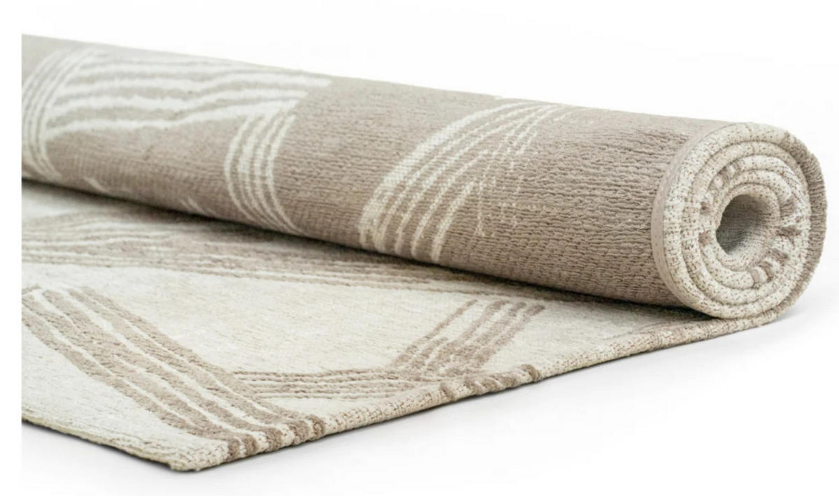 TEPPICH modern Wohn-/Schlafzimmer Naturfaser DORO Weiß 40x120 cm - Weiß, Naturmaterialien (40/120cm) - Novatrend