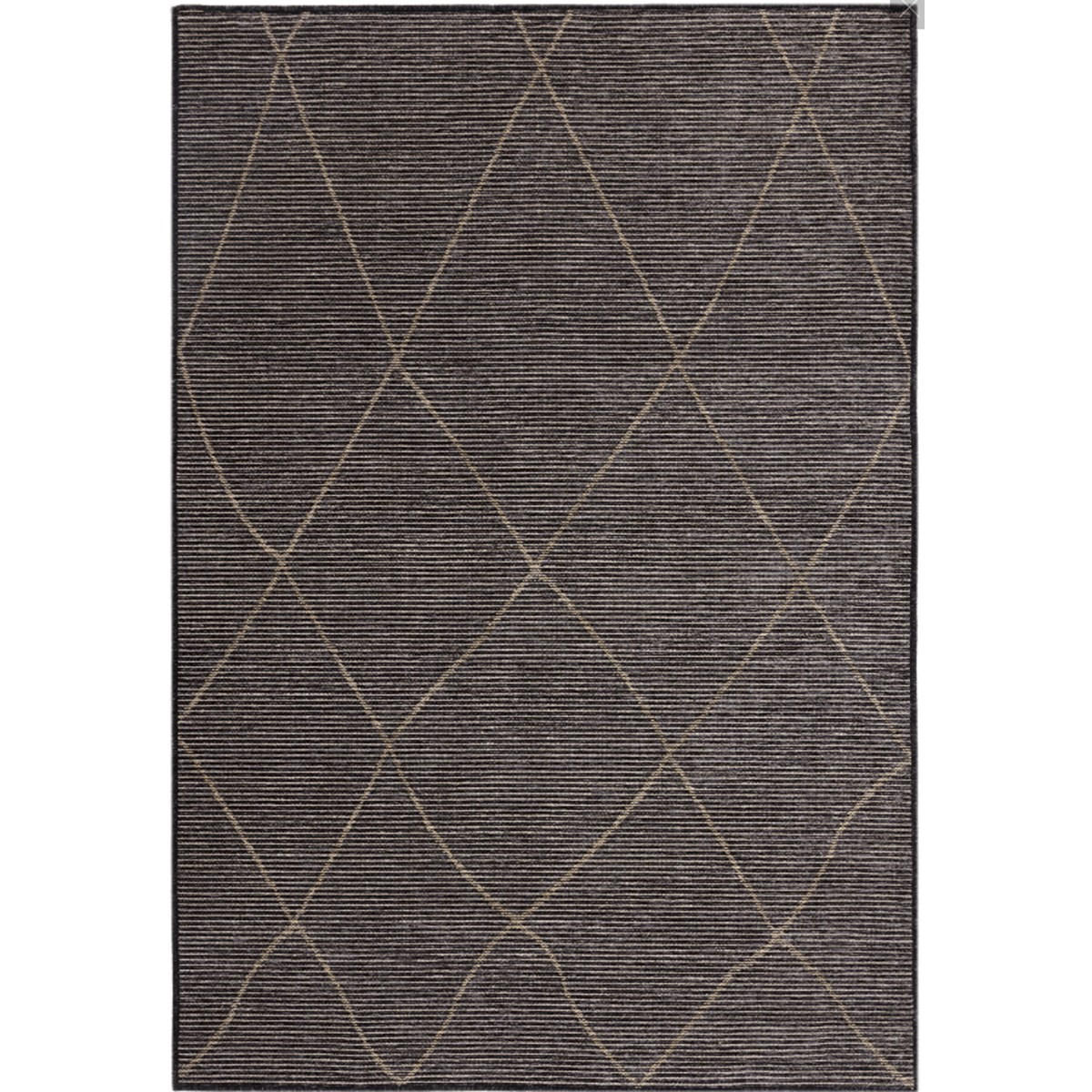 TEPPICH Moderner Natural für Wohn- und Schlafzimmer BLUEBERRY Schwarz 120 x 170 cm - Schwarz, Naturmaterialien (120/170cm) - Novatrend