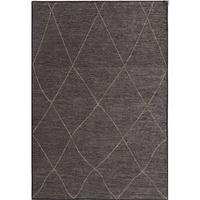 TEPPICH Moderner Natural für Wohn- und Schlafzimmer BLUEBERRY Schwarz 120 x 170 cm - Schwarz, Naturmaterialien (120/170cm) - Novatrend